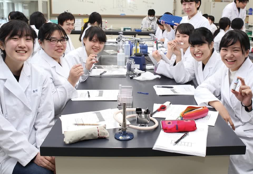 写真:実験・実習や臨地実習の様子