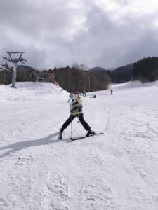 スキー実習の様子