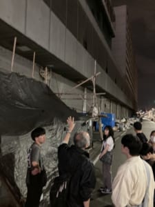 視察の様子