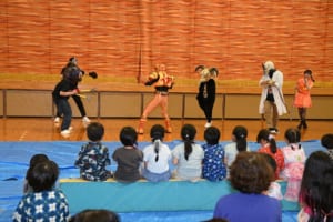 浴衣登校の様子