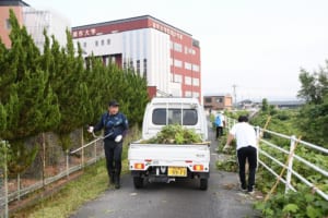 清掃活動の様子