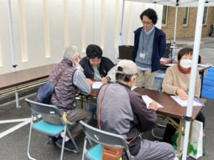 ボランティアの様子