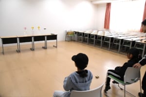 スポーツを楽しんでいる様子