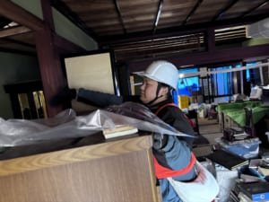 ボランティア活動の様子