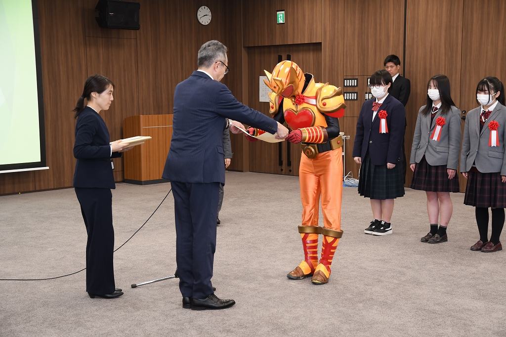 授賞式の様子