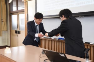授賞式の様子