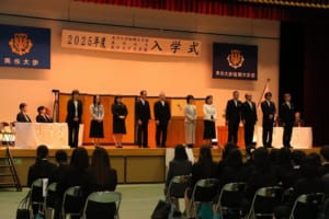 入学式の様子