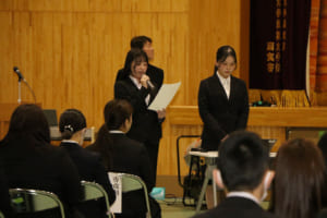 入学式の様子