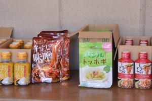 モランボン商品配布