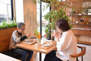 カフェの様子