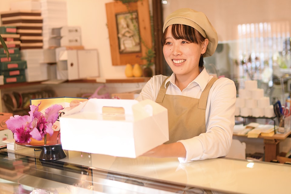 写真:アルバイトをしているYさん