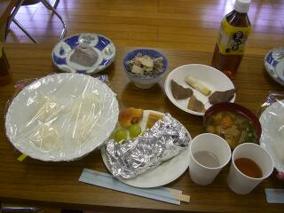 奈義町食材イベントの写真