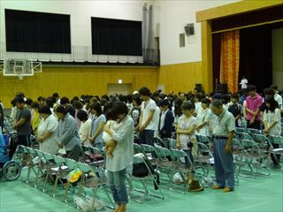 慰霊の日イベントの写真