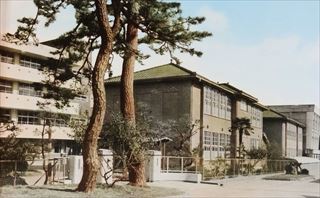 昭和40年頃の校舎の写真
