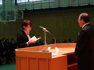 入学式の写真
