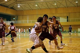 男子バスケットボールの写真