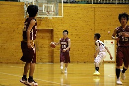男子バスケットボールの写真