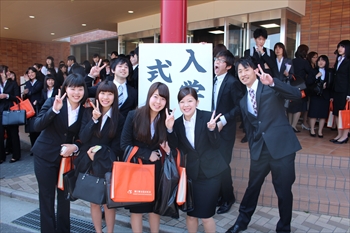 入学式の写真